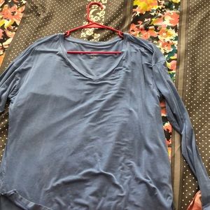 Blue long sleeve shirt